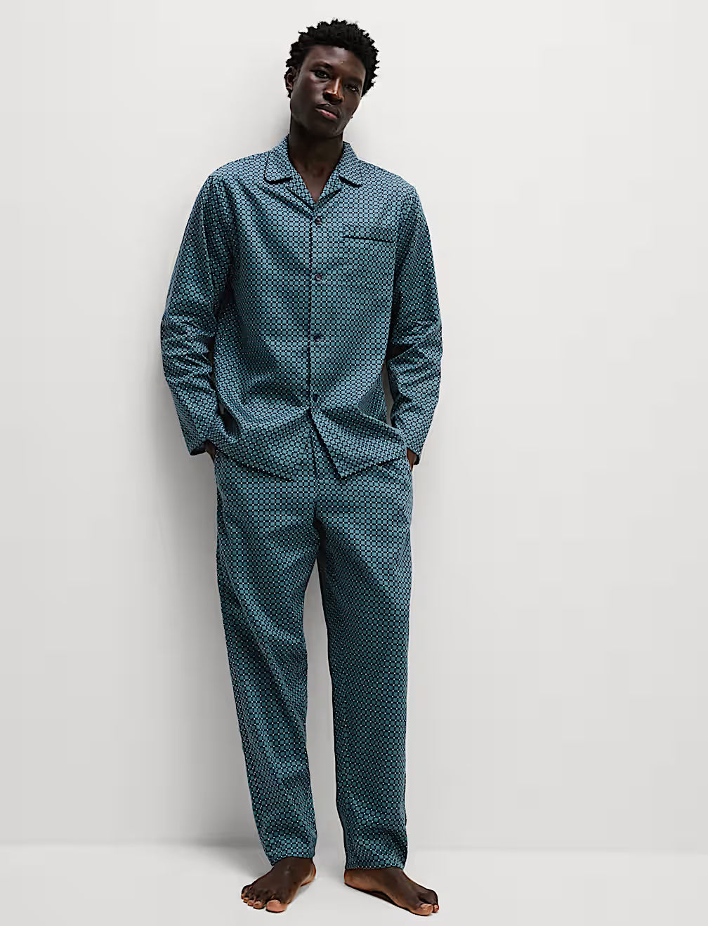 Pure Cotton Foulard Pyjama Set