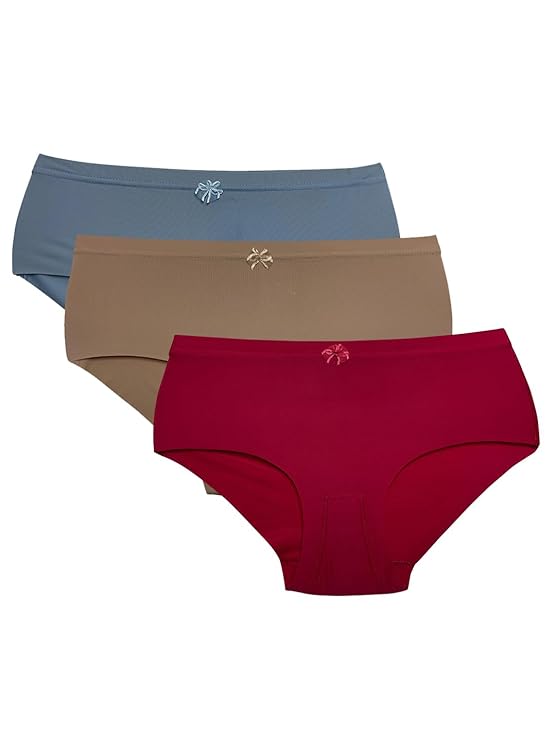 Women's Seamless Hipster Ice Silk Panty pack of 3
