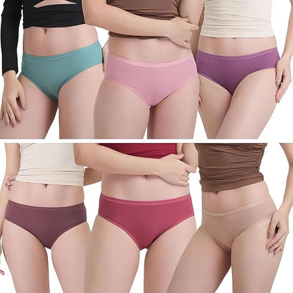 Women's underwear Cotton Lycra pack of 3 All-Day Comfort