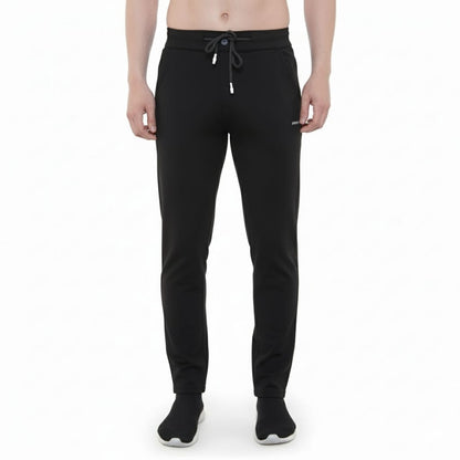 Men's Track Pant 4-way stretchable Lycra (Black)
