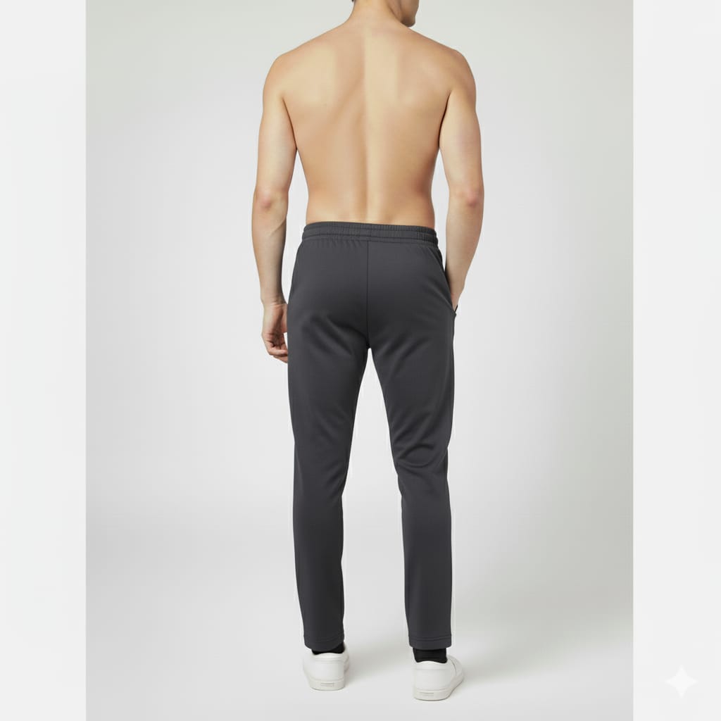 Men's Track Pant NS Lycra Light Weight Regular Fit (Grey)