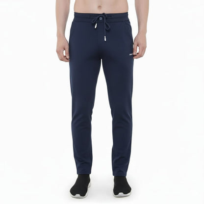 Men's Track Pant 4-way stretchable Lycra (NAVY BLUE )