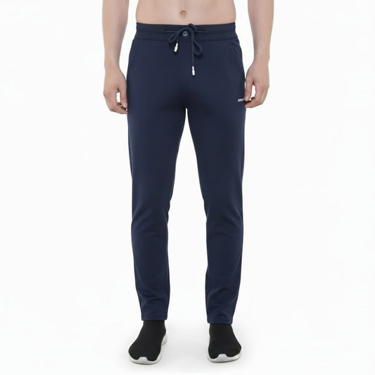 Men's Track Pant 4-way stretchable Lycra (NAVY BLUE )