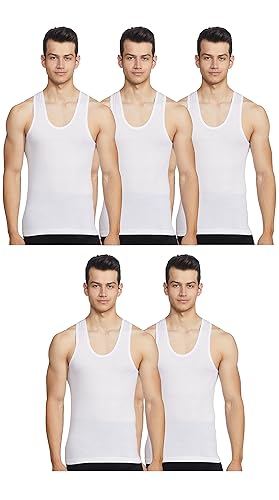 RUPA JON RN WHITE VEST PACK OF 4
