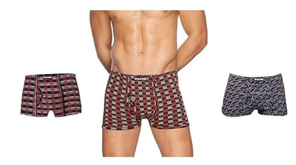 Macho Print Mini Trunk Assorted Colour Pack of 4 Pcs for Men's