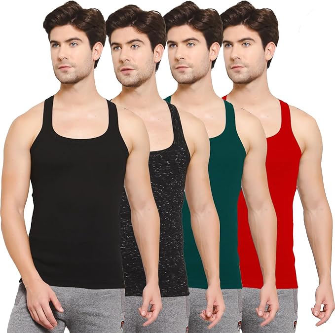 MEN 'S SPORTO GYM VEST PACK OF 4